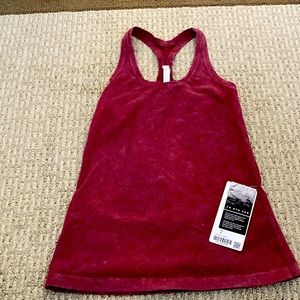 Lululemon cool racer back dye tank size 6 color: sienna